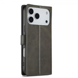 Lc.Imeeke iPhone 17 Pro Max Fodral med Kortfack Stativfunktion Grå