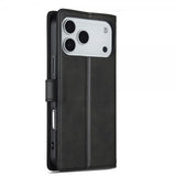 Lc.Imeeke iPhone 17 Pro Max Fodral med Kortfack Stativfunktion Svart