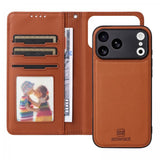 Betopnice iPhone 17 Pro Max Fodral med Löstagbart Skal 005 Brun