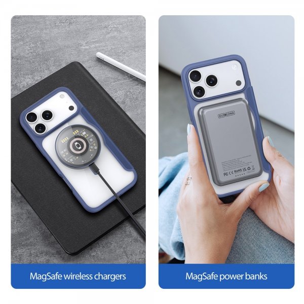 Dux Ducis iPhone 17 Pro Max Fodral Skin X Pro Series MagSafe Blå