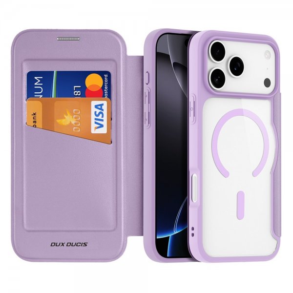 Dux Ducis iPhone 17 Pro Max Fodral Skin X Pro Series MagSafe Lila