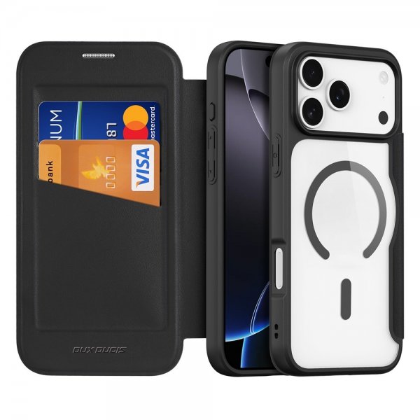 Dux Ducis iPhone 17 Pro Max Fodral Skin X Pro Series MagSafe Svart