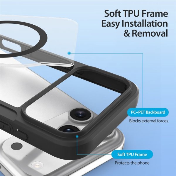 Dux Ducis iPhone 17 Pro Max Fodral Skin X Pro Series MagSafe Svart