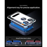 Spigen iPhone 17 Pro Max Kameraskydd Glas.tR EZ Fit Optik Pro XL Blå
