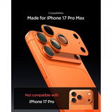 Spigen iPhone 17 Pro Max Kameraskydd Glas.tR EZ Fit Optik Pro XL Orange