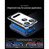 Spigen iPhone 17 Pro Max Kameraskydd Glas.tR EZ Fit Optik Pro XL Svart