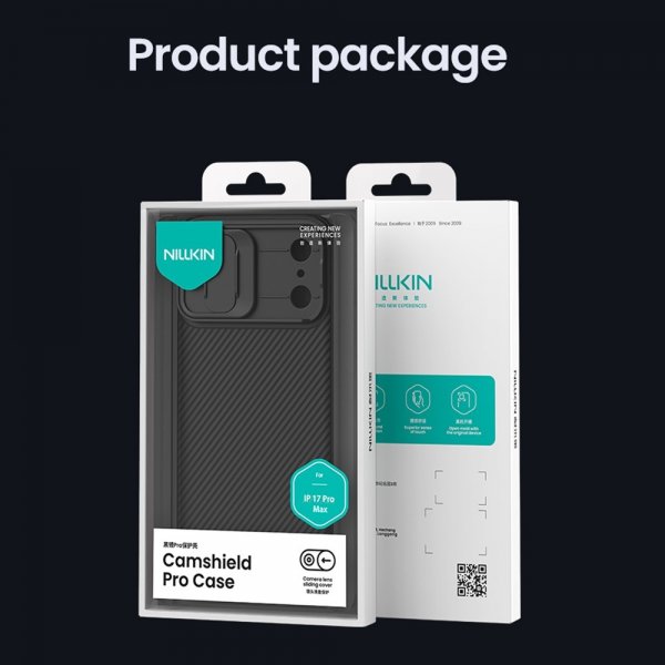 Nillkin iPhone 17 Pro Max Skal CamShield Pro Svart