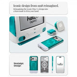 Spigen iPhone 17 Pro Max Skal Classic C1 MagFit Bondi Blue