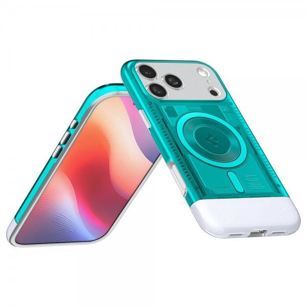 Spigen iPhone 17 Pro Max Skal Classic C1 MagFit Bondi Blue