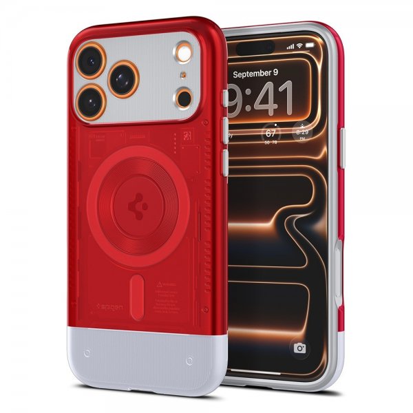 Spigen iPhone 17 Pro Max Skal Classic C1 MagFit Ruby