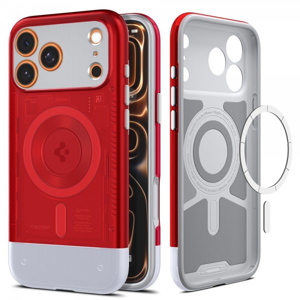 Spigen iPhone 17 Pro Max Skal Classic C1 MagFit Ruby