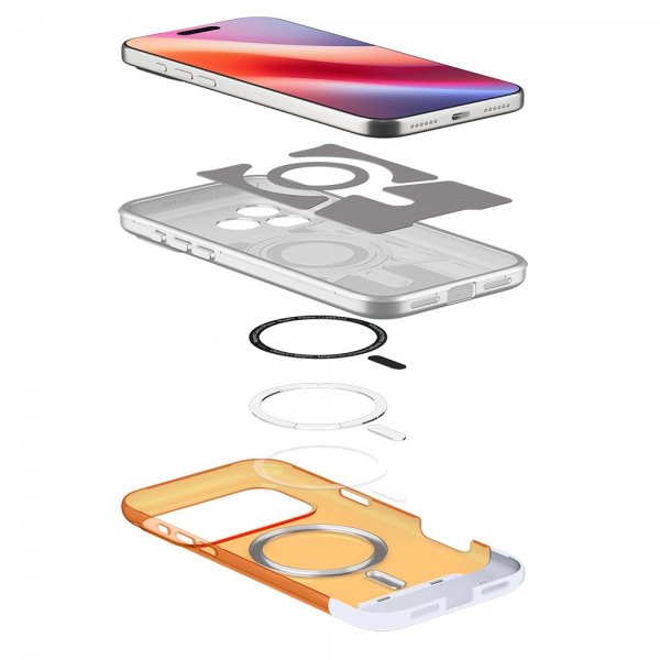 Spigen iPhone 17 Pro Max Skal Classic C1 MagFit Tangerine