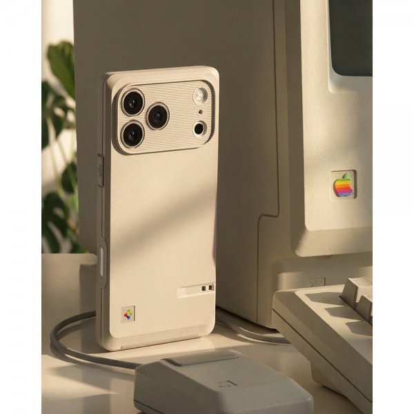 Spigen iPhone 17 Pro Max Skal Classic LS MagFit Stone