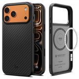 Spigen iPhone 17 Pro Max Skal Enzo Aramid T MagFit Svart