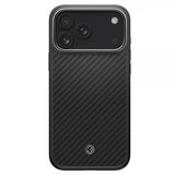 Spigen iPhone 17 Pro Max Skal Enzo Aramid T MagFit Svart Silver