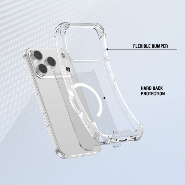 4smarts iPhone 17 Pro Max Skal Ibiza MagSafe Transparent