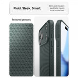 Spigen iPhone 17 Pro Max Skal Liquid Air Abyss Green