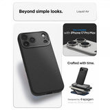 Spigen iPhone 17 Pro Max Skal Liquid Air Matte Black