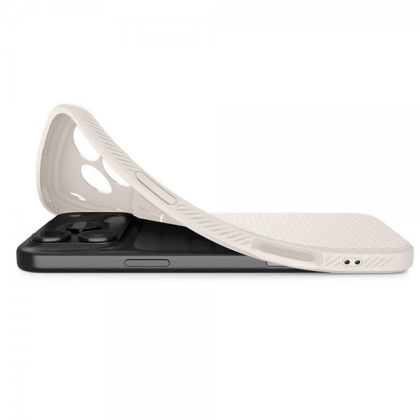 Spigen iPhone 17 Pro Max Skal Liquid Air Natural Titanium