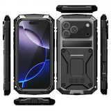 R-JUST iPhone 17 Pro Max Skal Metall Stöttåligt Svart