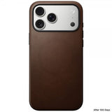 Nomad iPhone 17 Pro Max Skal Modern Leather Case Brun