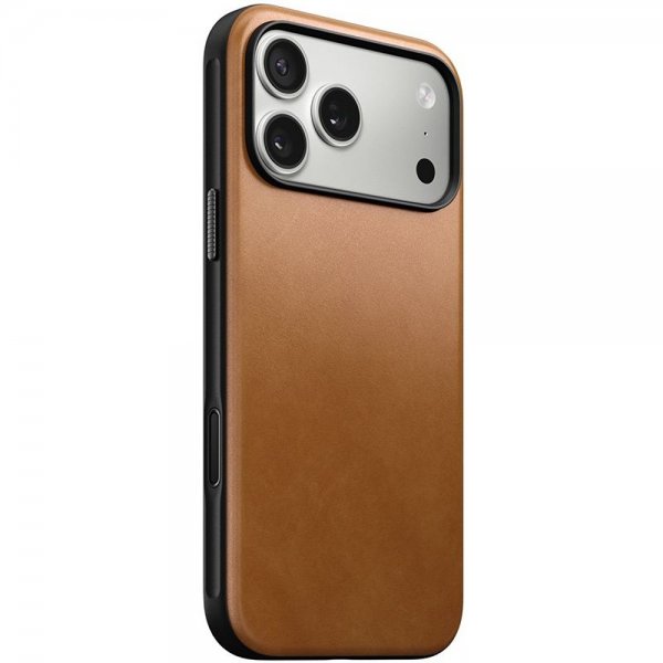Nomad iPhone 17 Pro Max Skal Modern Leather Case English Tan