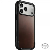 Nomad iPhone 17 Pro Max Skal Rugged Leather Case Horween Rustic Brown