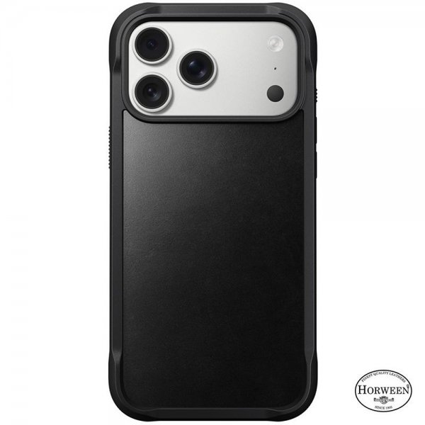 Nomad iPhone 17 Pro Max Skal Modern Leather Case Horween Svart