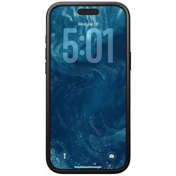 Nomad iPhone 17 Pro Max Skal Modern Leather Case Svart