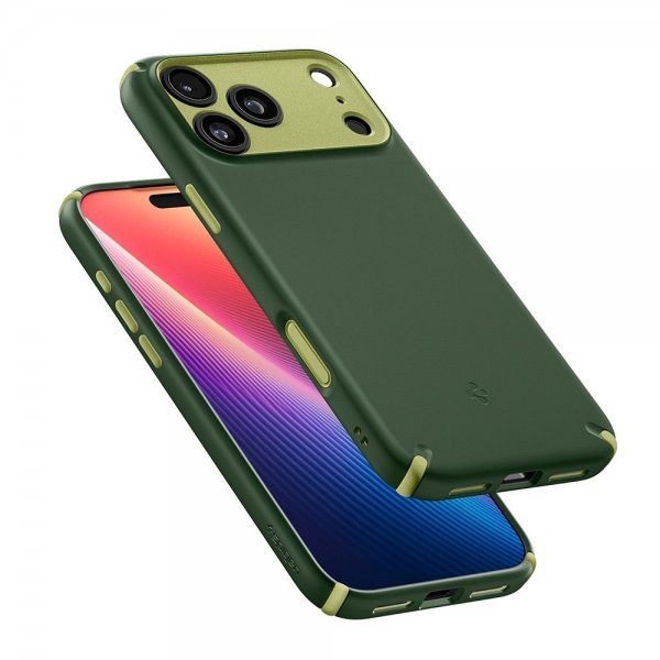 Spigen iPhone 17 Pro Max Skal Nano Pop Hybrid MagFit Avo Green