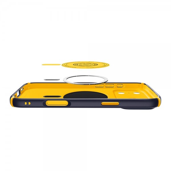 Spigen iPhone 17 Pro Max Skal Nano Pop Hybrid MagFit Blueberry Navy