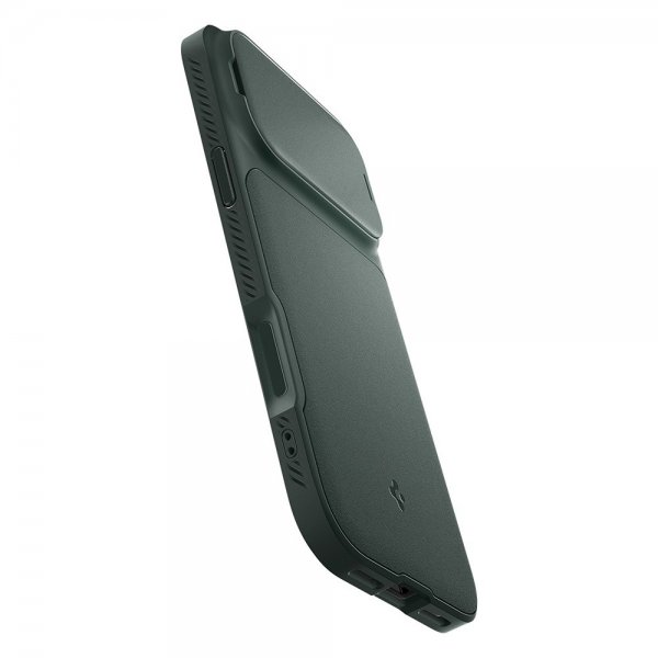 Spigen iPhone 17 Pro Max Skal Optik Armor MagFit Abyss Green