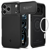 Spigen iPhone 17 Pro Max Skal Optik Armor MagFit Svart