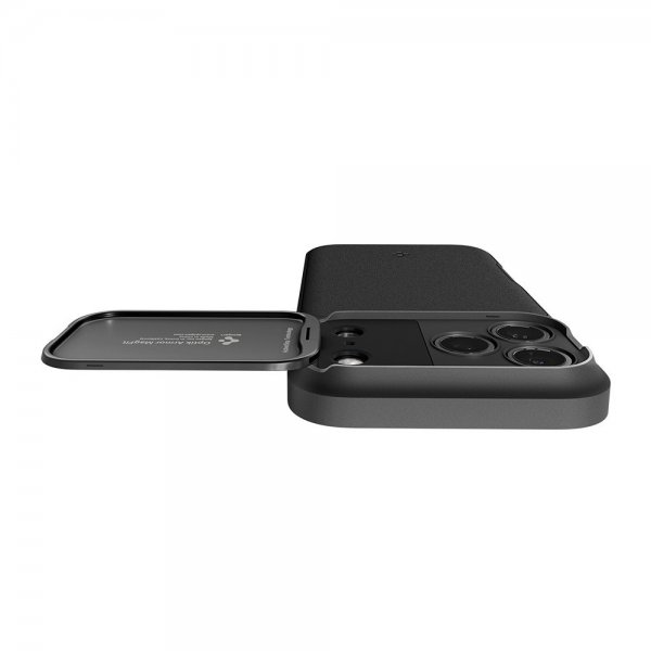 Spigen iPhone 17 Pro Max Skal Optik Armor MagFit Svart