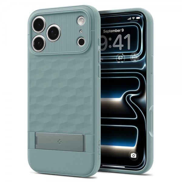 Spigen iPhone 17 Pro Max Skal Parallax S MagFit Sage Green