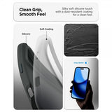 Spigen iPhone 17 Pro Max Skal Silicone Fit MagFit Abyss Green