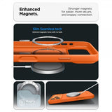Spigen iPhone 17 Pro Max Skal Silicone Fit MagFit Cosmic Orange
