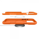 Spigen iPhone 17 Pro Max Skal Silicone Fit MagFit Cosmic Orange