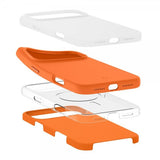 Spigen iPhone 17 Pro Max Skal Silicone Fit MagFit Cosmic Orange