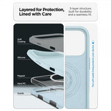 Spigen iPhone 17 Pro Max Skal Silicone Fit MagFit Mute Blue