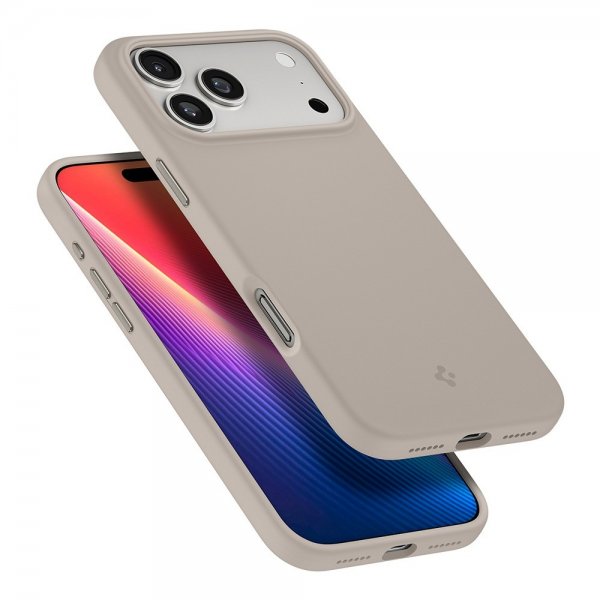 Spigen iPhone 17 Pro Max Skal Silicone Fit MagFit Stone