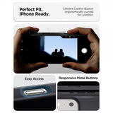 Spigen iPhone 17 Pro Max Skal Silicone Fit MagFit Svart