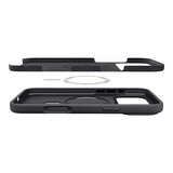 Spigen iPhone 17 Pro Max Skal Silicone Fit MagFit Svart