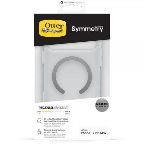 Otterbox iPhone 17 Pro Max Skal Symmetry Clear MagSafe Transparent