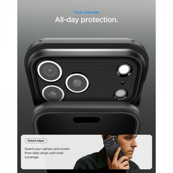 Spigen iPhone 17 Pro Max Skal Tough Armor T MagFit Svart
