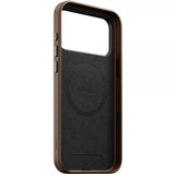 Nomad iPhone 17 Pro Max Skal Traditional Leather Case Brun
