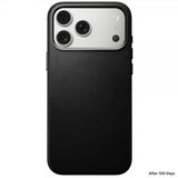 Nomad iPhone 17 Pro Max Skal Traditional Leather Case Svart