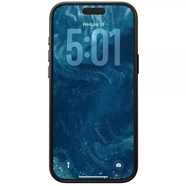 Nomad iPhone 17 Pro Max Skal Traditional Leather Case Svart