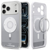Spigen iPhone 17 Pro Max Skal Ultra Hybrid Classic MagFit Silver