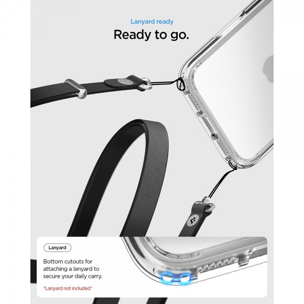 Spigen iPhone 17 Pro Max Skal Ultra Hybrid Crystal Clear